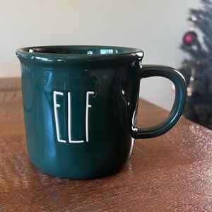 Rae Dunn green ELF mug
